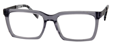 Afro Motif Women Eyeglasses: Oluchi - Transparent Grey - SpecSMART Eye Clinic (Front View)